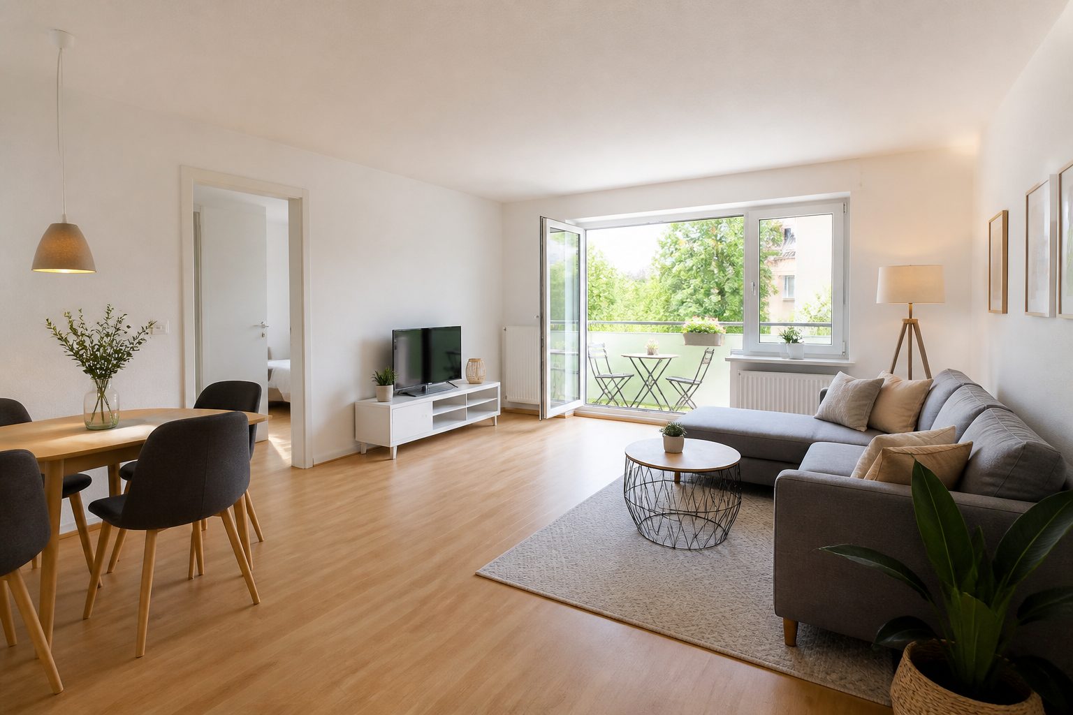 TESTWOHNUNG – Helle 2-Zimmer-Wohnung mit Balkon